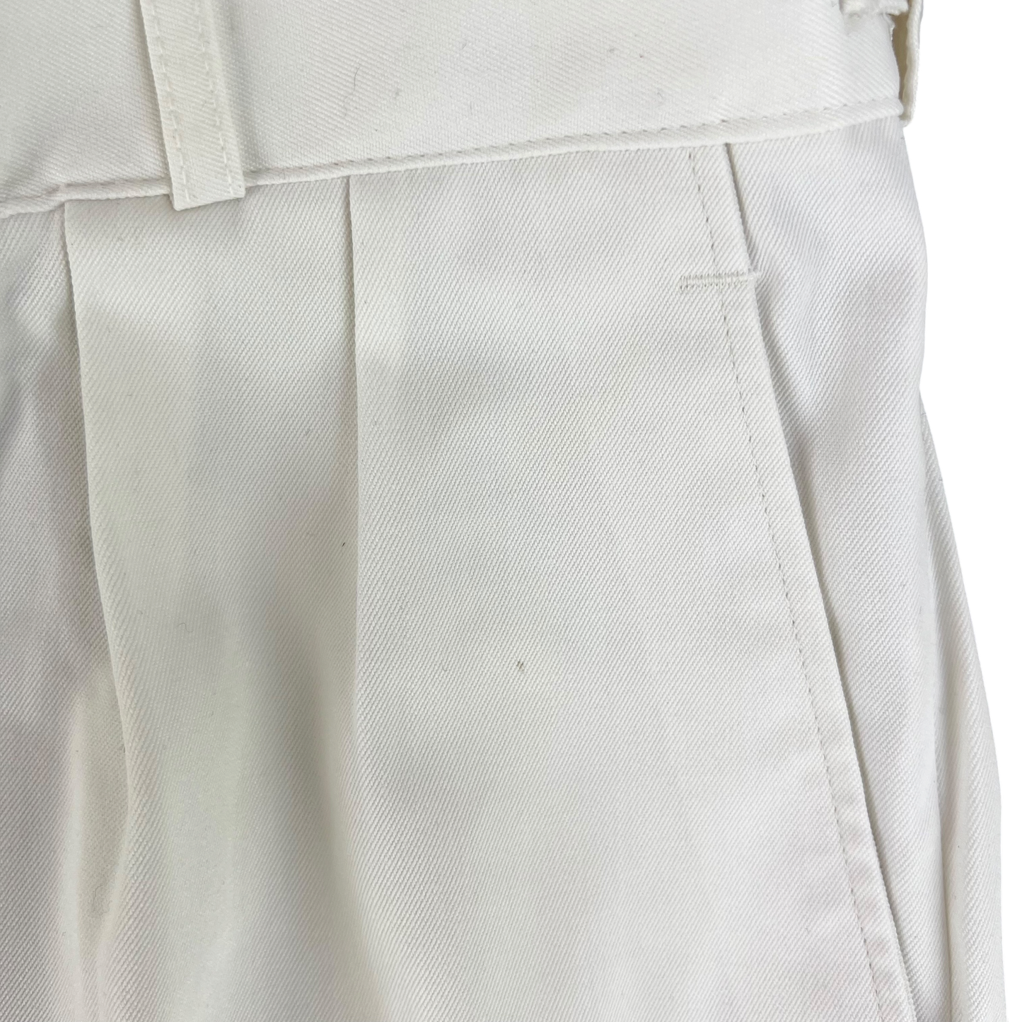British Royal Navy Officer's White Class I & Class III Dress Trousers - W34 L30.5
