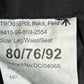 British Army SAS S95 Black Field Trousers - W30 L31