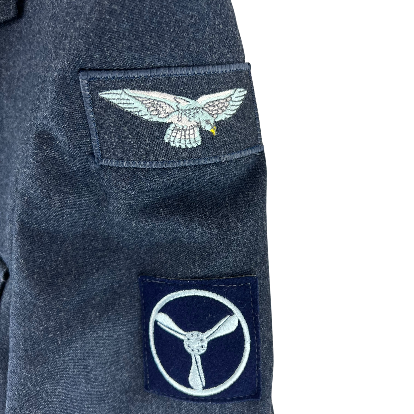 British Royal Air Force No. 1 Dress Jacket w/ Belt - Medium 92R