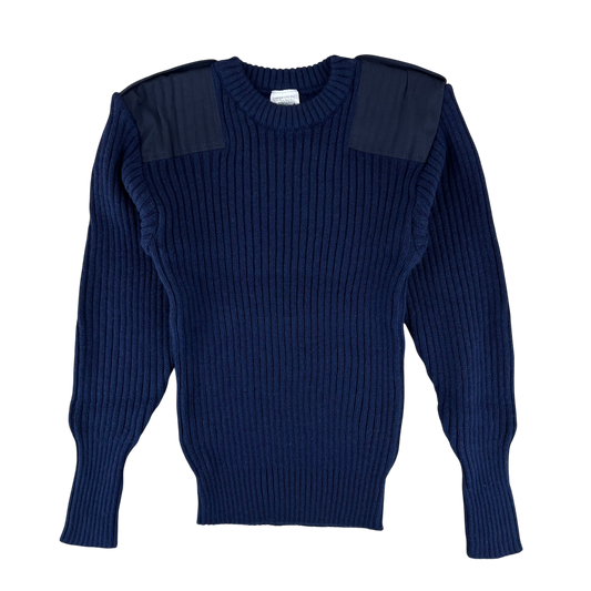 British Royal Navy Wool Crew Neck Pullover Jersey Jumper - Medium 100cm