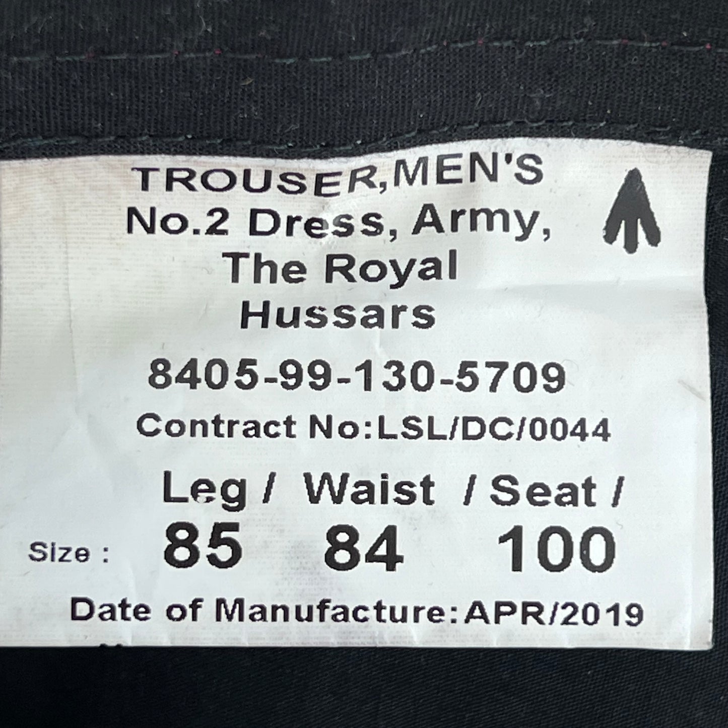 British Army Royal Hussars No. 2 Dress Trousers - W33 L33