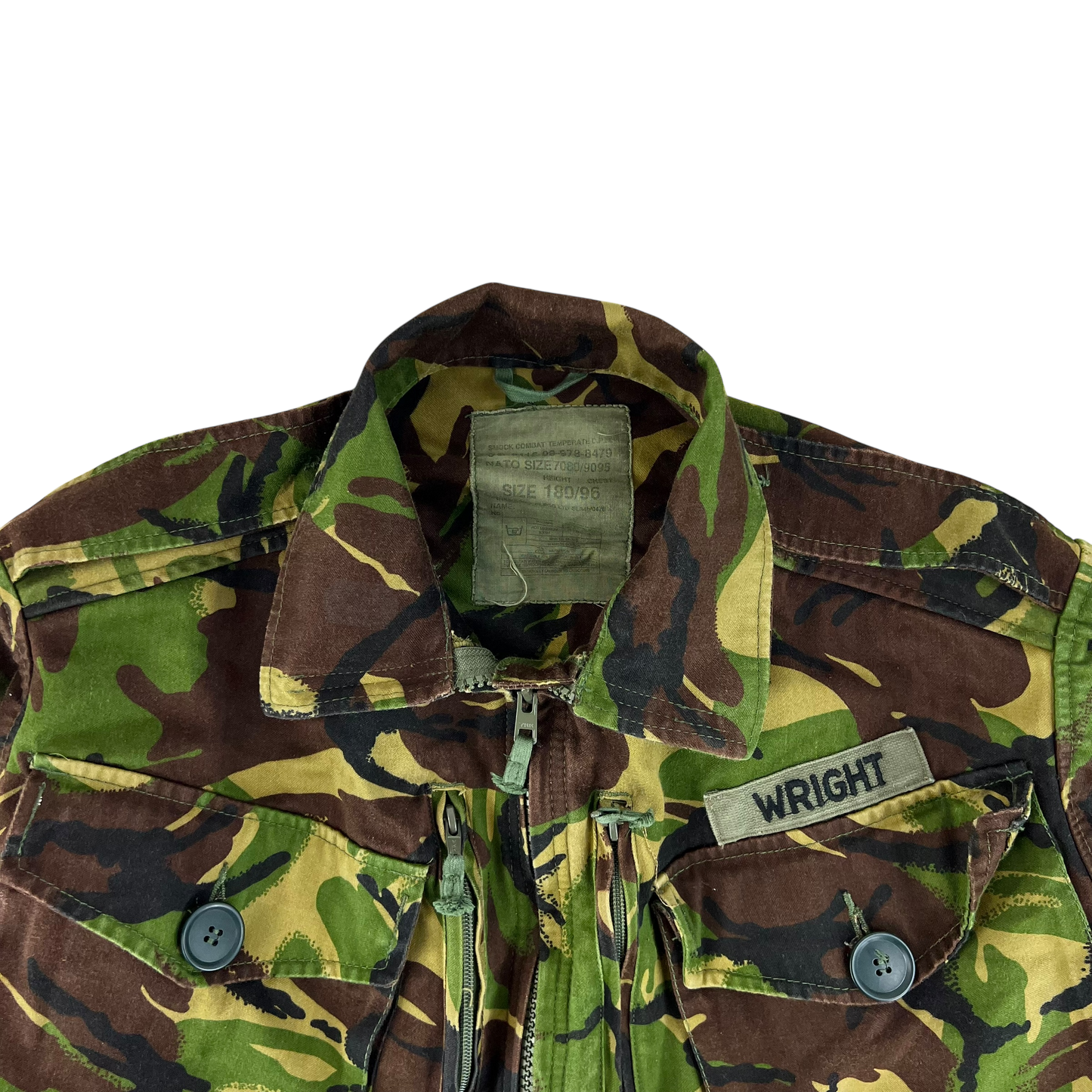 British Army 84 Pattern Woodland DPM Camo Combat Smock - Medium 180/96