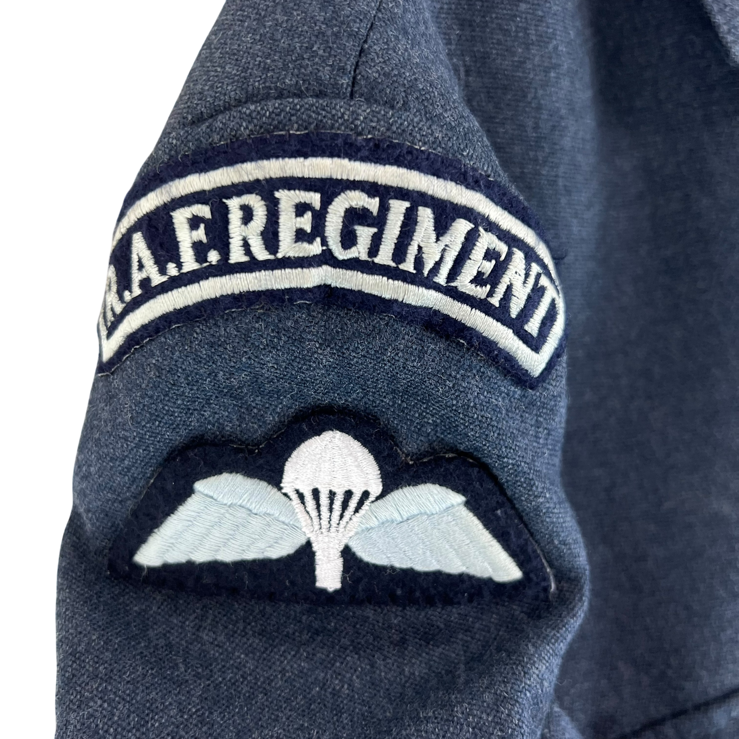 British Royal Air Force No. 1 "Home" Dress Officers & WO's Jacket w Belt - Large