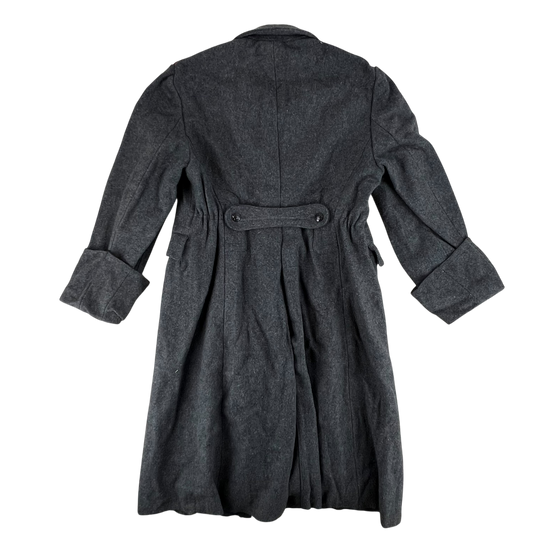 Bulgarian People's Army 70s Grey Wool Greatcoat - Medium