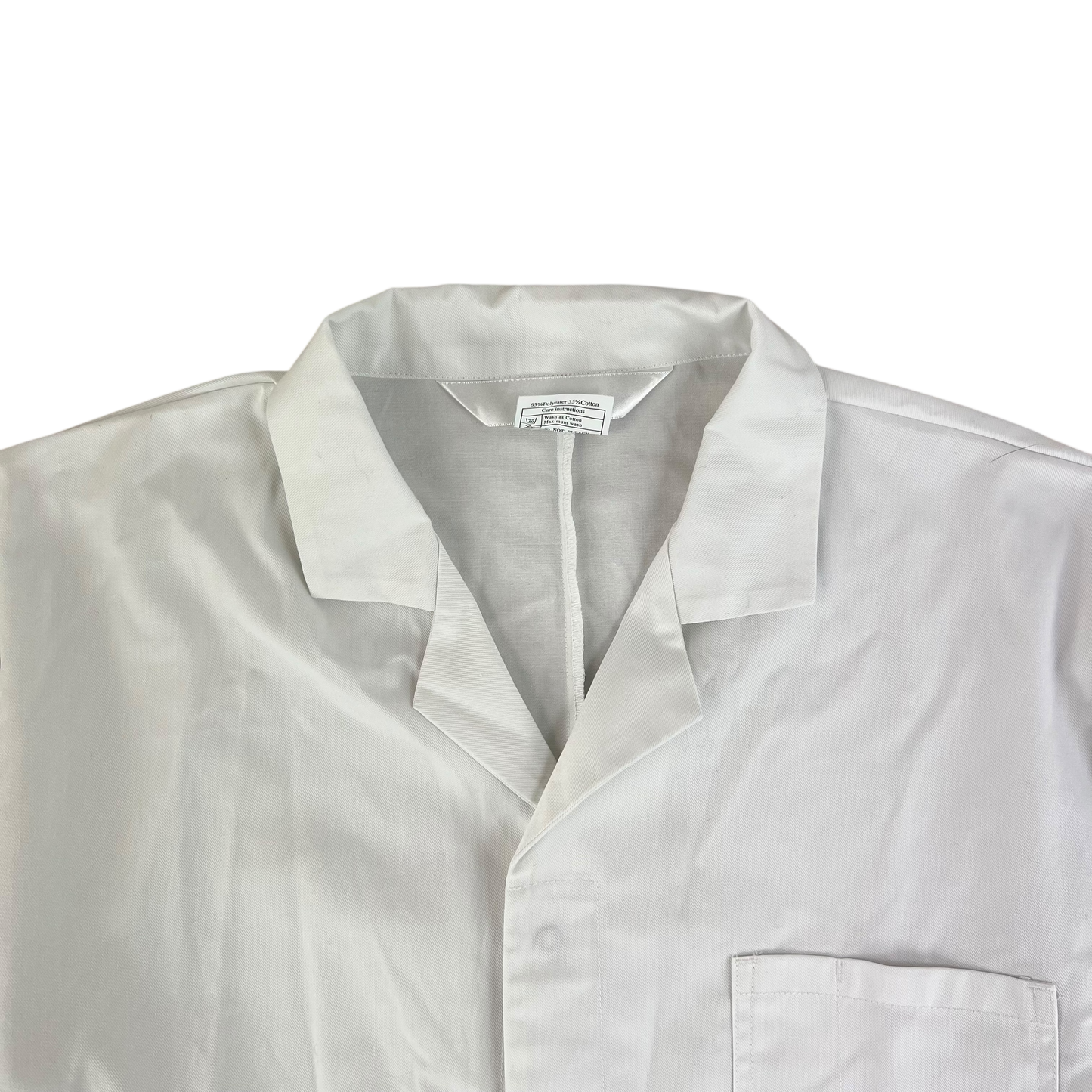 British Royal Navy White Dust Coat Overall - Large