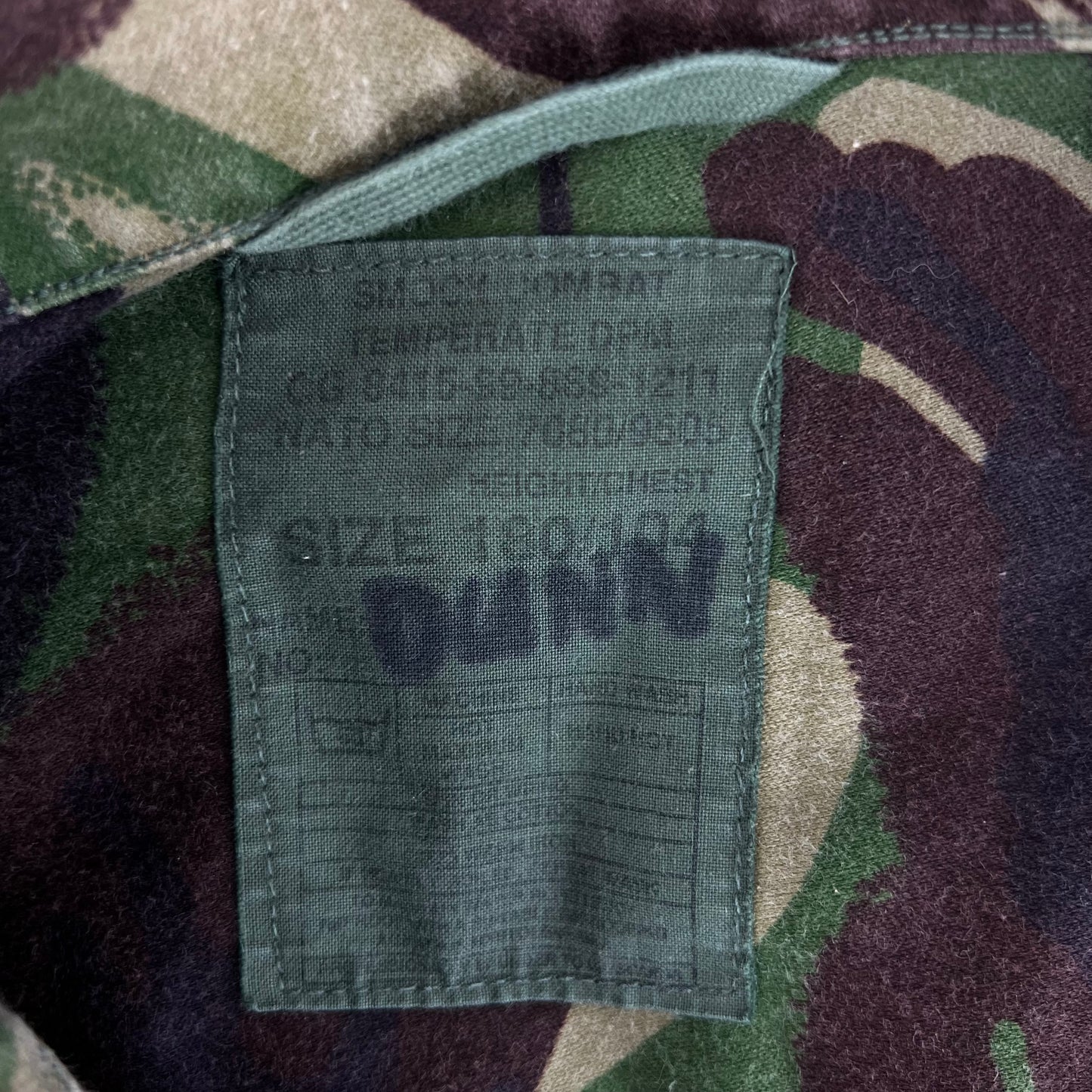 British Army 84 Pattern Woodland DPM Camo Combat Smock - Large 180/104