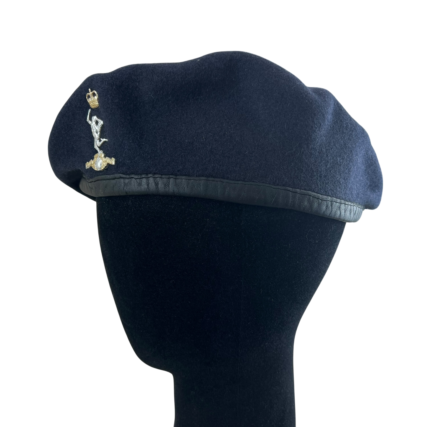 British Army Beret w Badge - Royal Signals Corps -