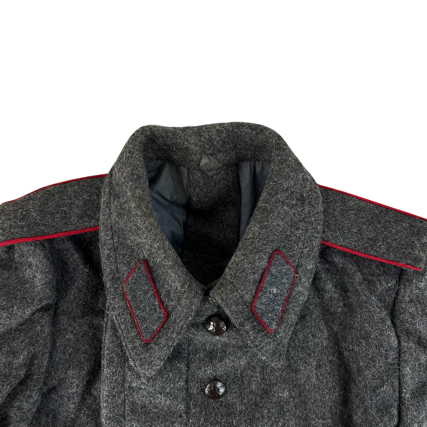 Bulgarian People's Army 50s Grey Wool Greatcoat - Small