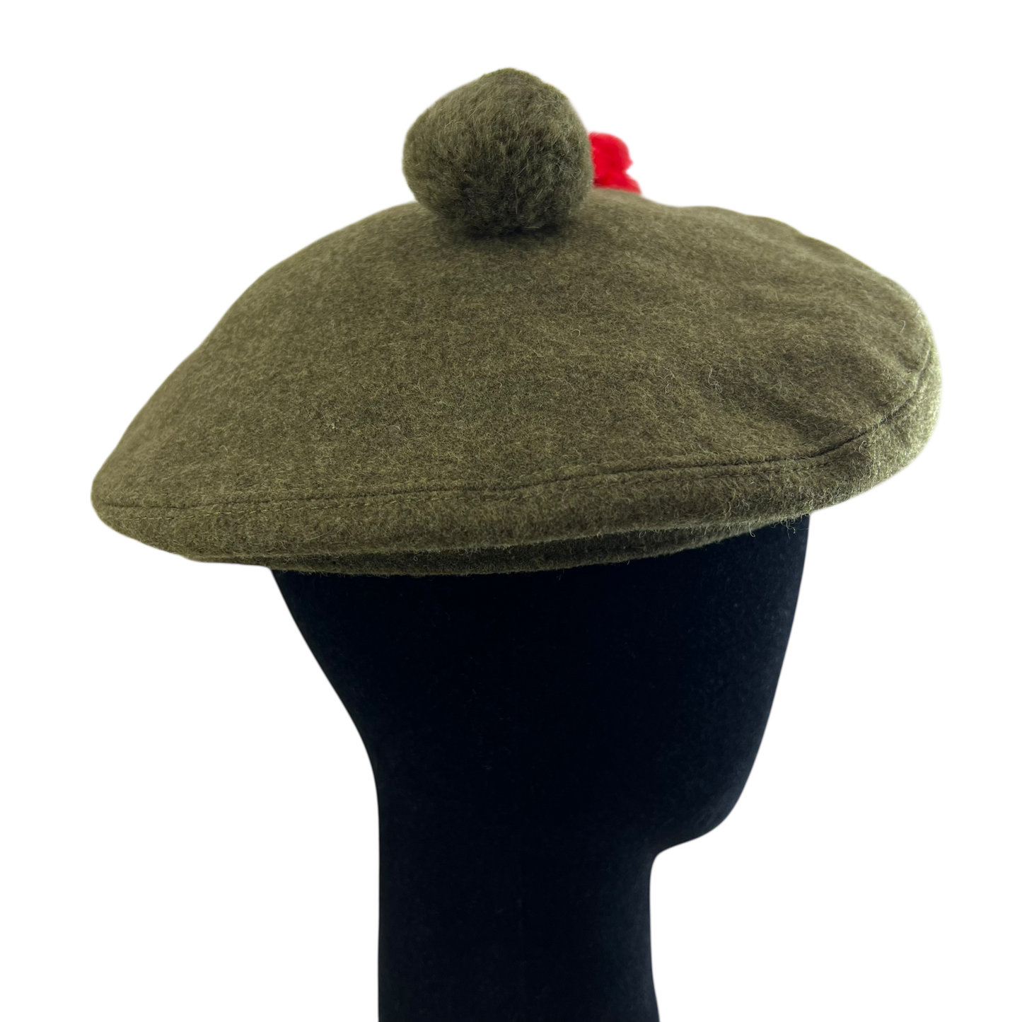 British Army Tam o Shanter w/ Badge & Plume - Royal Logistic Corps - Medium