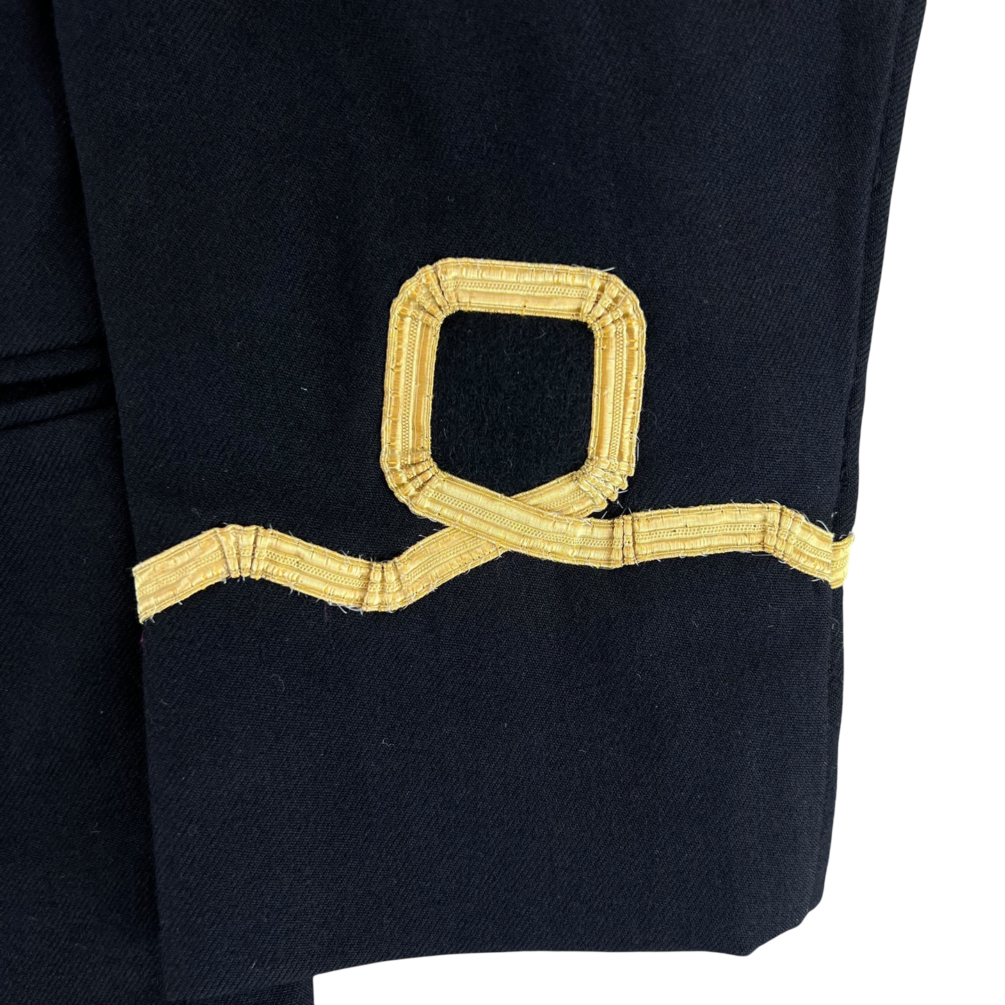 British Merchant Navy Black Dress Blazer Jacket - Large