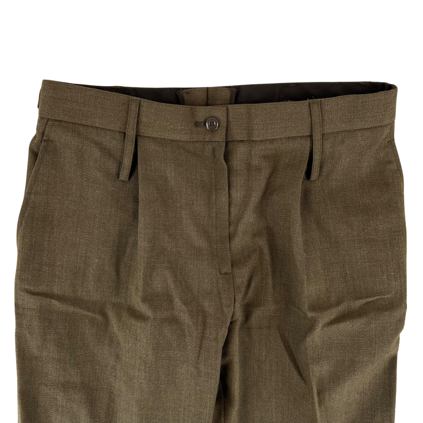 British Army No. 2 FAD Barracks Brown Women's Slacks Trousers - W32 L27