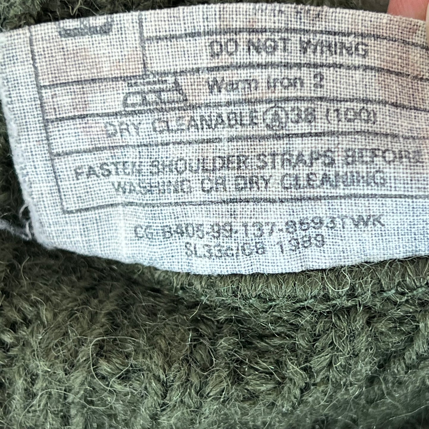 British Army Olive Green Pullover Jumper - Large 118cm