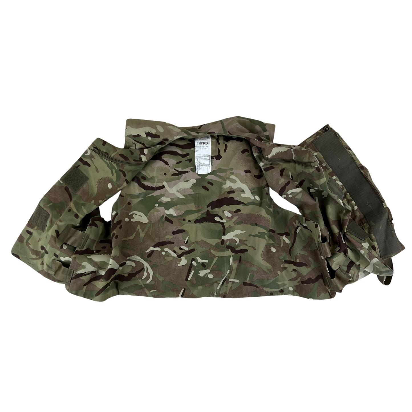 British Army MTP Camouflage Body Armour Cover Vest - 170/100