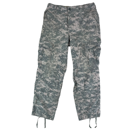 US Army UCP Pixel Camo Flame Resistant BDU Ripstop Combat Trousers - W33 L30