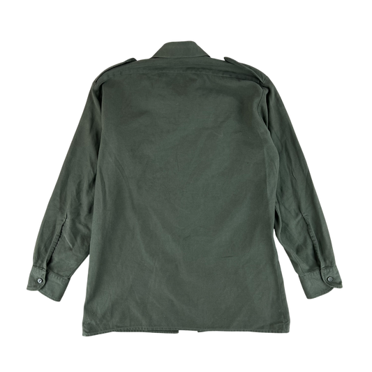 German Army Olive Green Long Sleeve Field Shirt - Medium