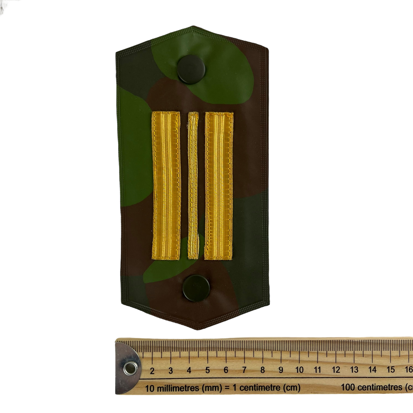 Finnish Army M91 Camo Pair of Captain Rank Cuff Tabs