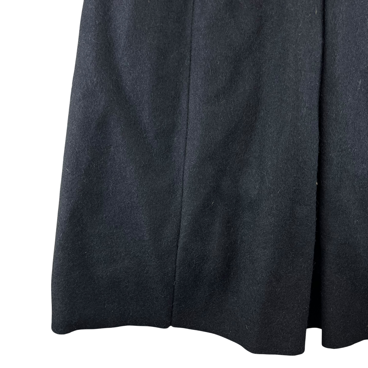Soviet Navy Black Wool Greatcoat - Small