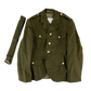 British Army No. 2 Dress Jacket Green 80s Scottish Pattern w Belt - Edinburgh University Officers' Training Corps - Medium