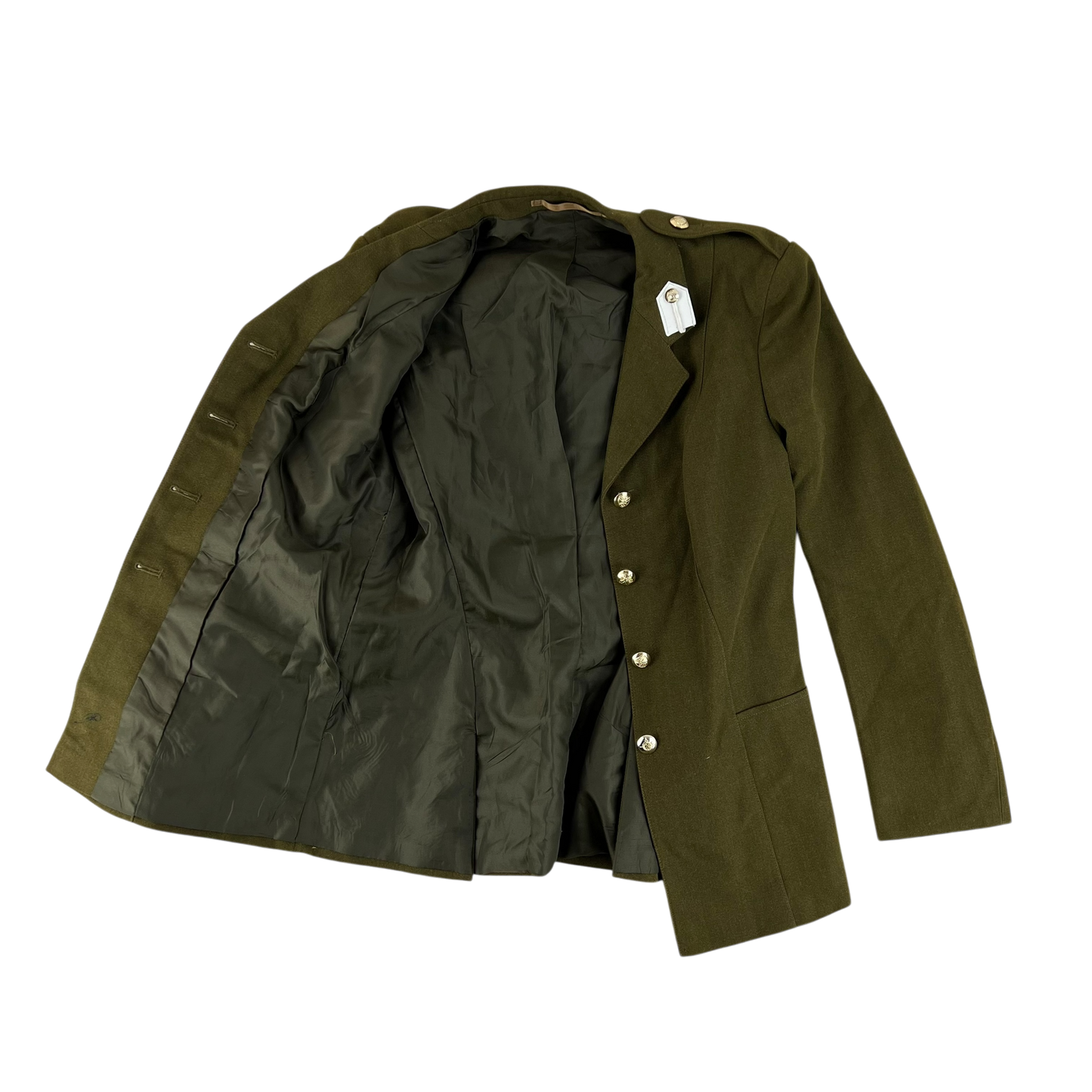 British Army Women's No. 2 Olive Green Dress Jacket - Edinburgh University Officer's Training Corps - Medium 178/100