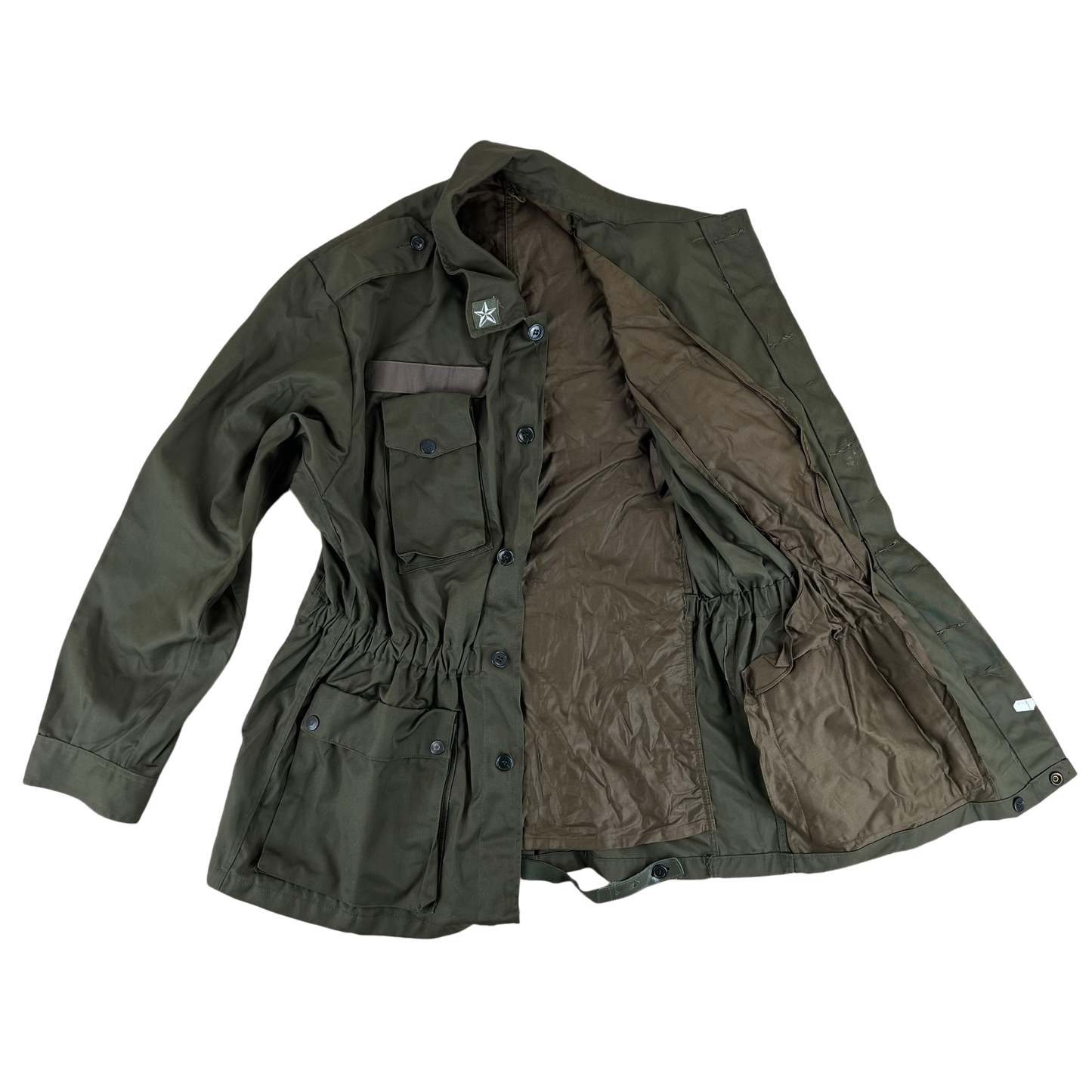 Italian Army Olive Drab Roma 75 Safari Jacket - Medium