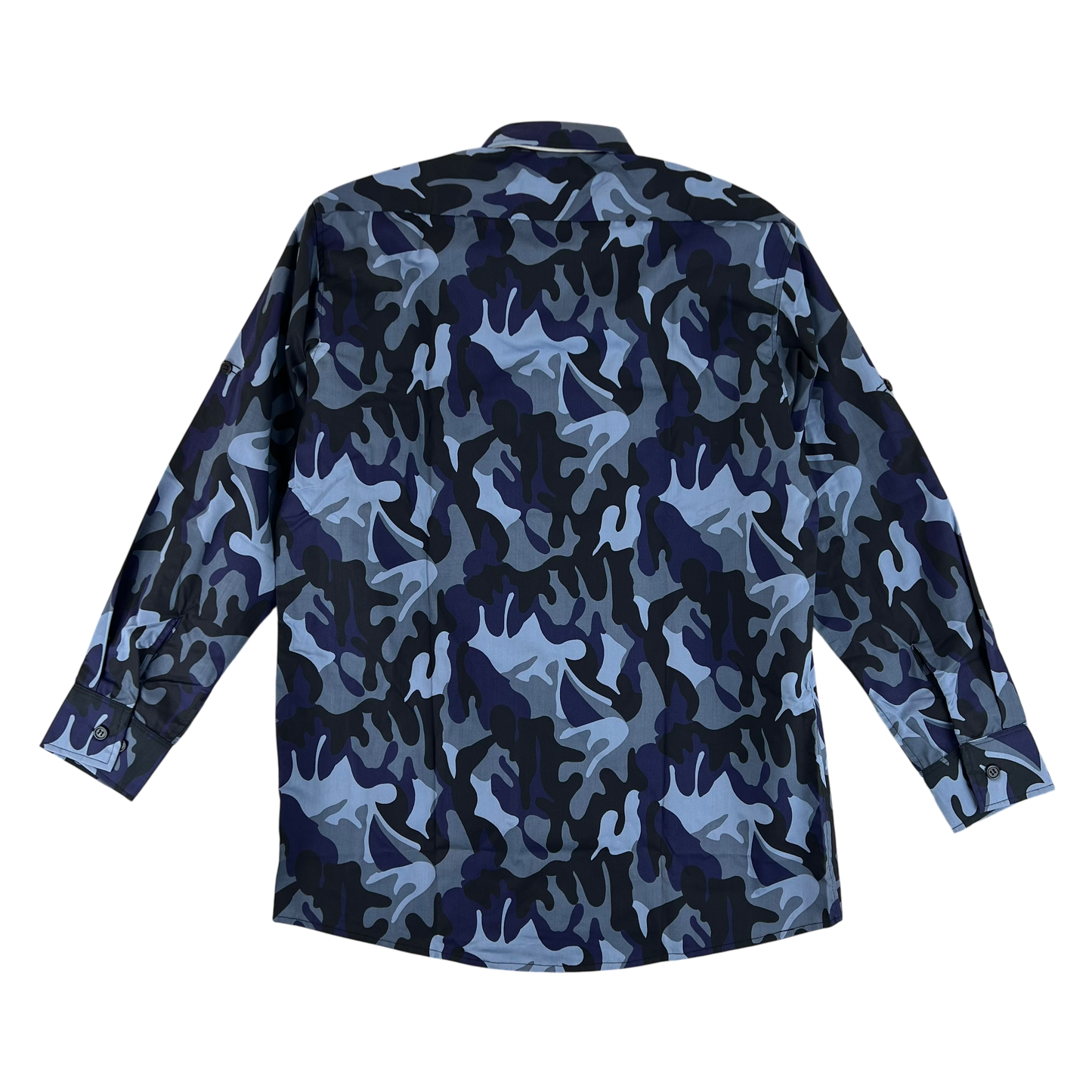 Romanian Army / Police M1990 Blue Leaf Camouflage Long Sleeve Shirt - Medium