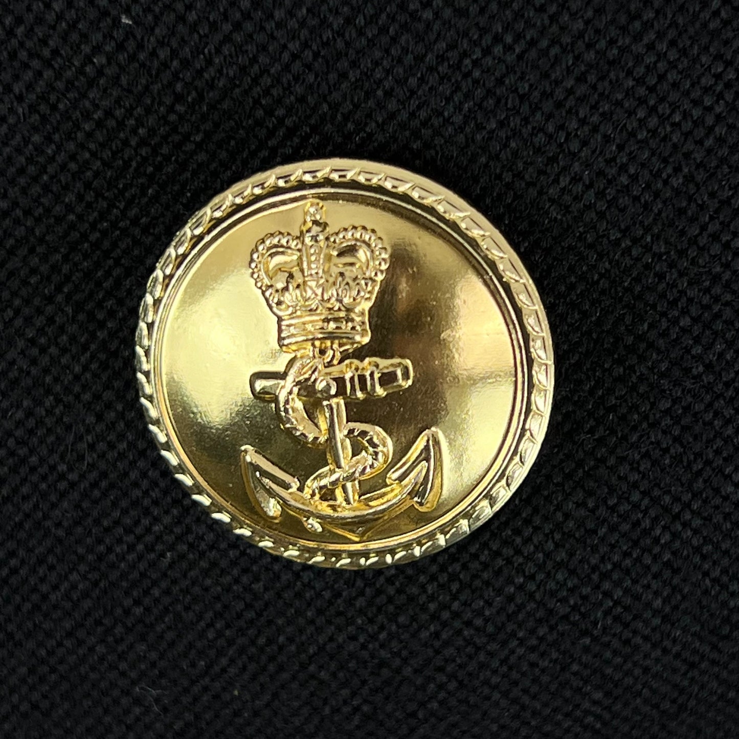 British Royal Naval Volunteer Reserves Black Dress Blazer Jacket - Large