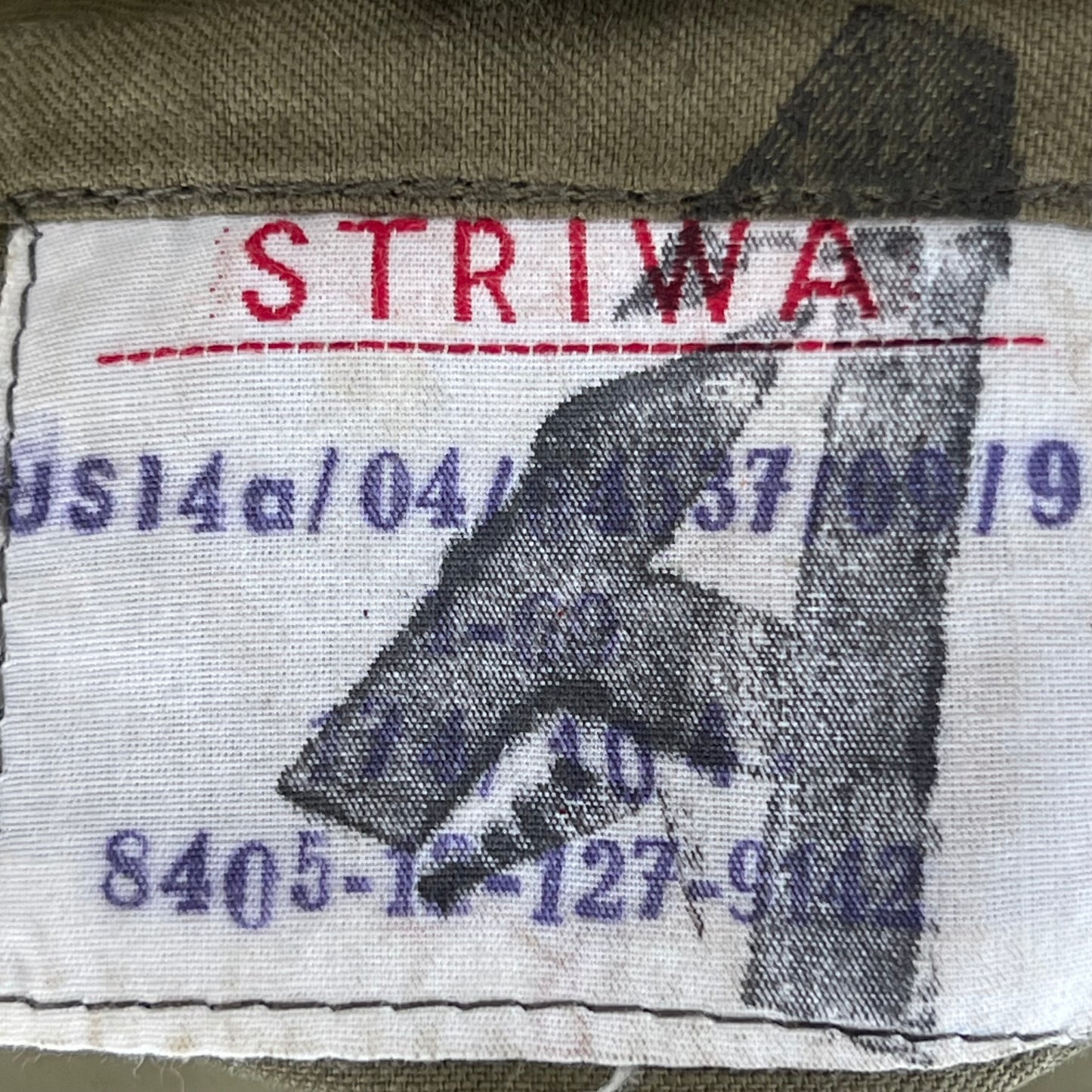 West German Army 60s Wool Field Jacket - Large