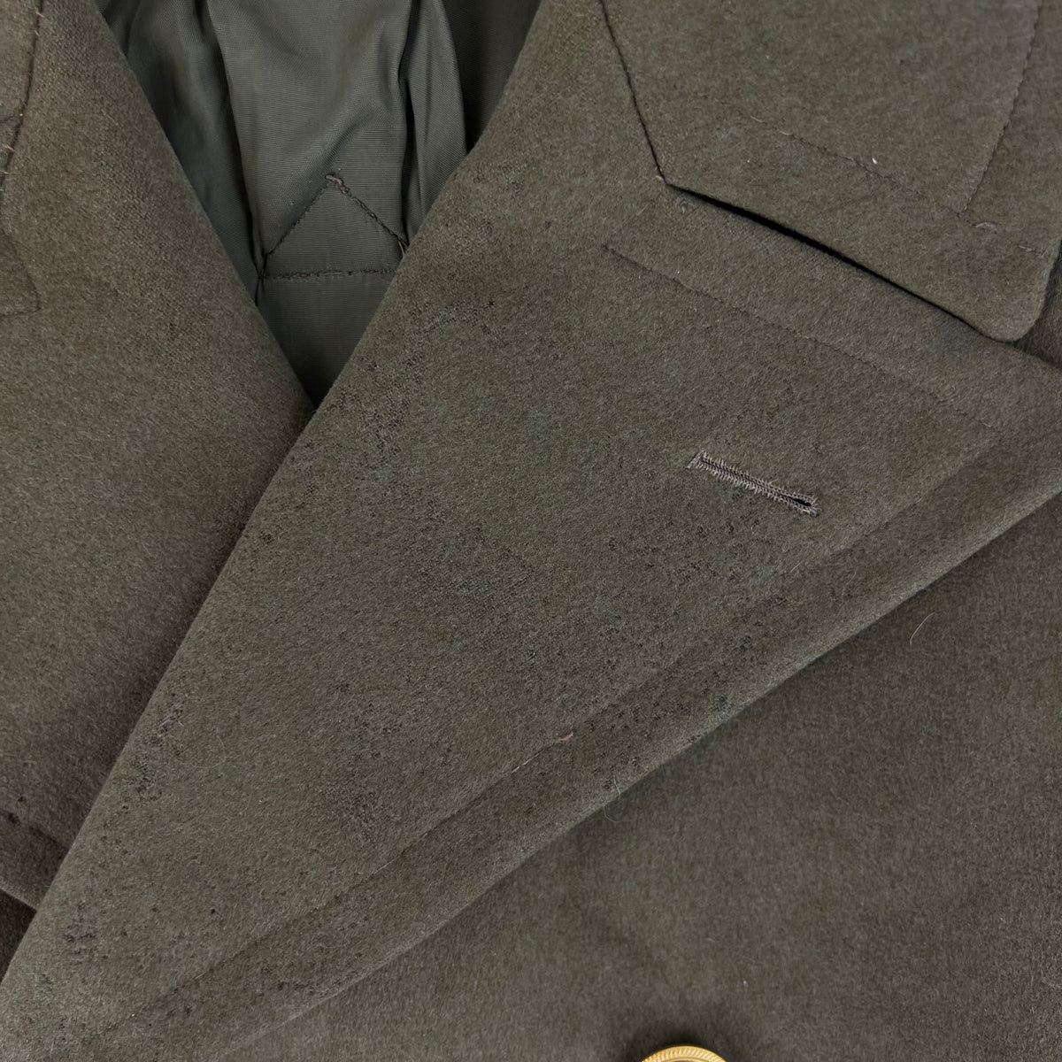 Italian Army 70s Khaki Greatcoat - Medium
