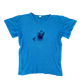 West German Army 70s Blue Training T Shirt - Small