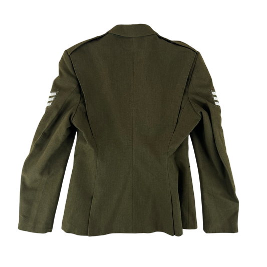 British Army 1980 Pattern Women's No. 2 Olive Green Dress Jacket - Royal Signals - Medium 170/96