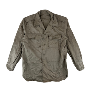 Greek Army M65 Khaki Shirt Long Sleeve - Large