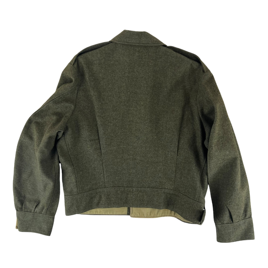British Army 50s Khaki Ike Battle Dress Jacket - X Large