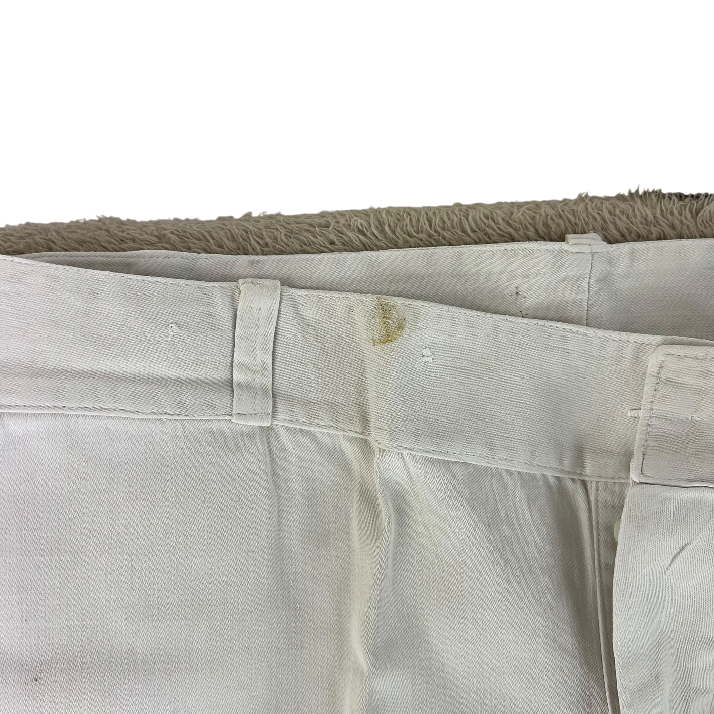 British Merchant Navy 40s 50s CC41 Tropical White Trousers - W40 L31