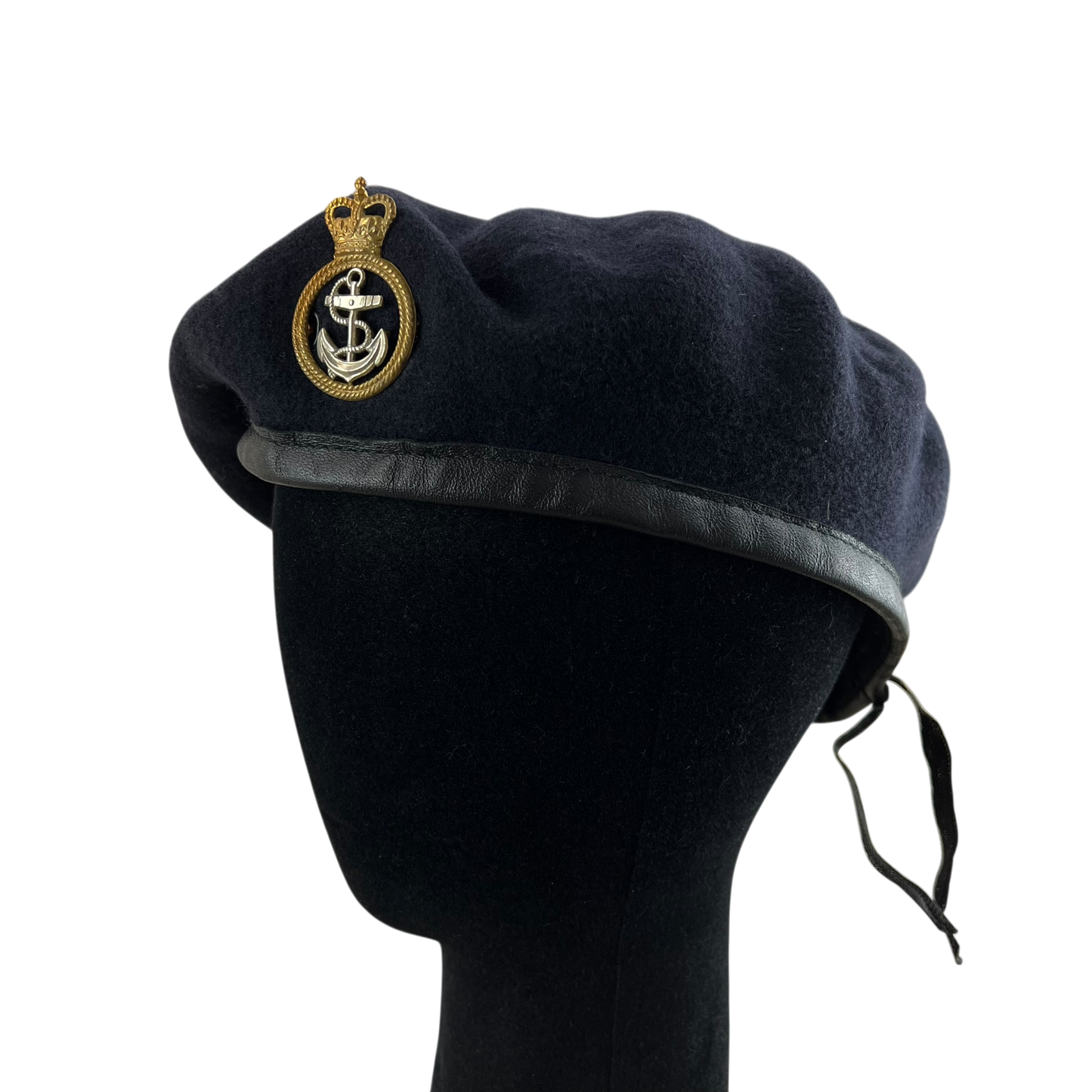 British Royal Navy Beret w/ Badge - Ratings Badge - Small 56cm