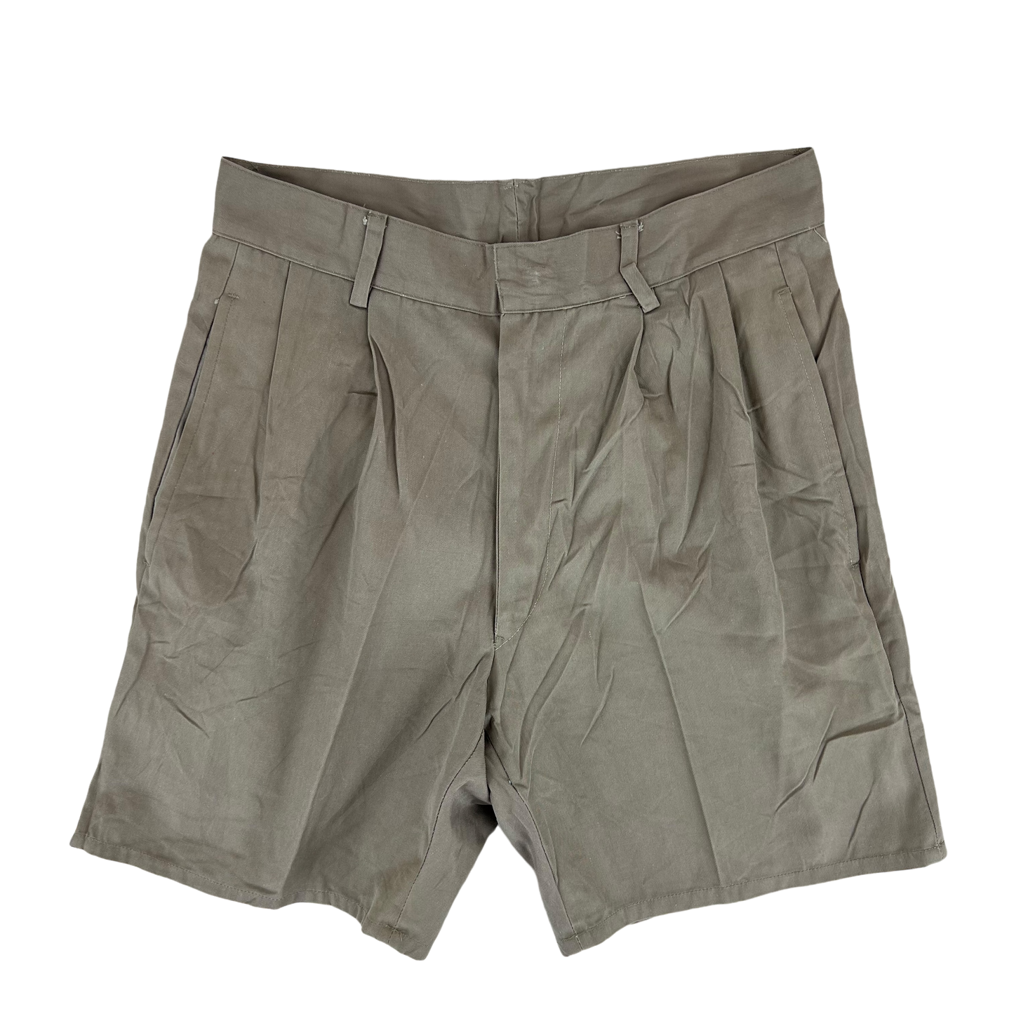 Italian Army Vintage Stone Chino Shorts - W29 L17