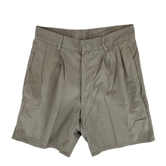 Italian Army Vintage Stone Chino Shorts - W29 L17