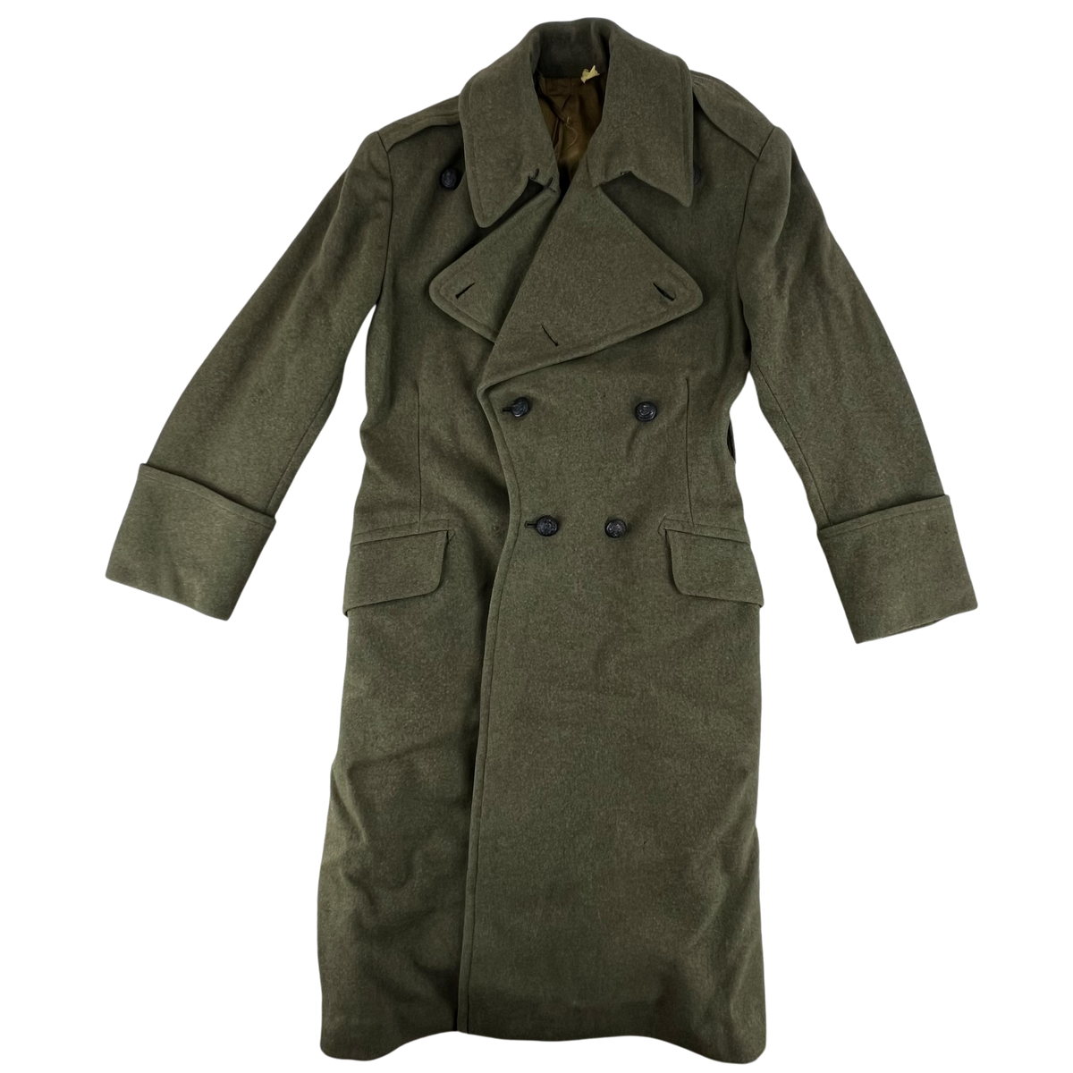 British Army 40s Dismounted 1940 Pattern Greatcoat - KRRC - Medium