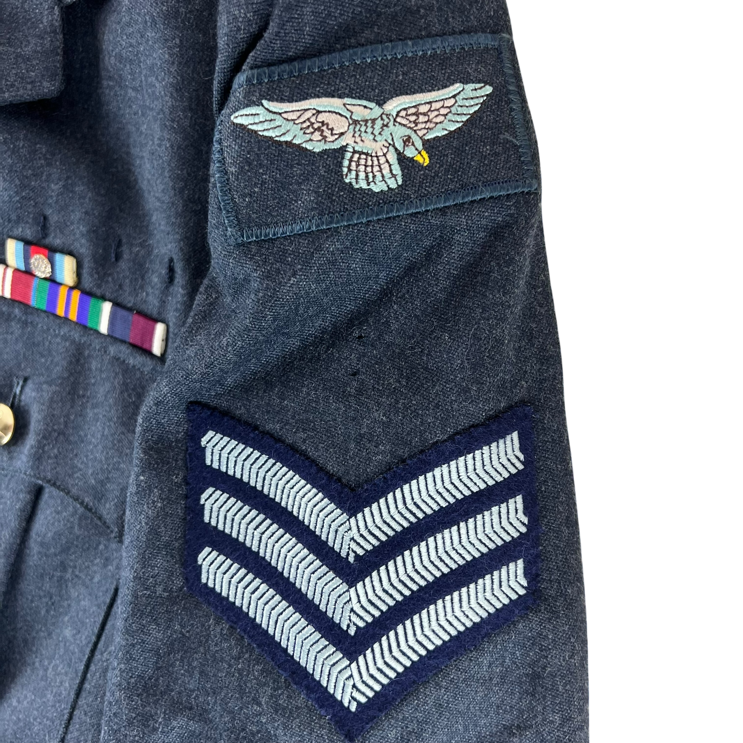 British Royal Air Force No. 1 O.A. Dress Jacket w/ Belt - Large