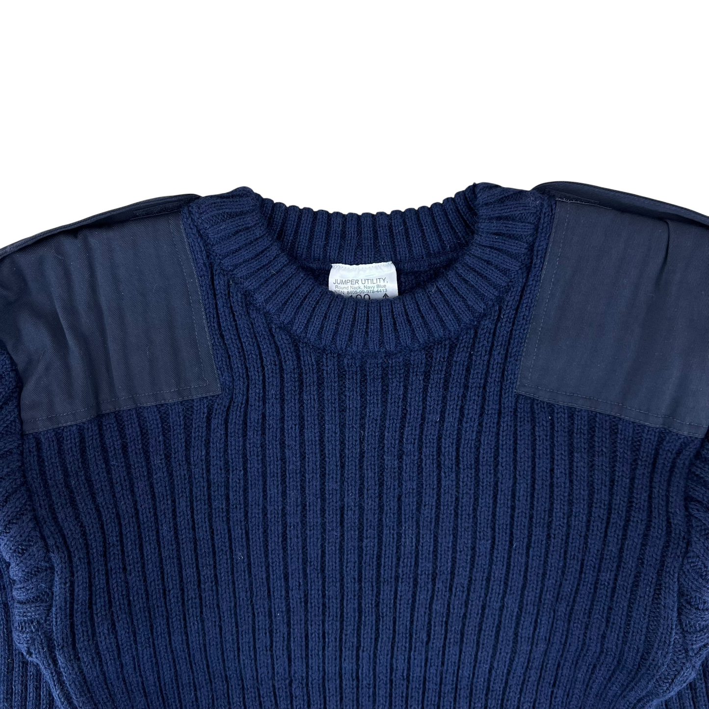 British Royal Navy Wool Crew Neck Pullover Jersey Jumper - Medium 100cm