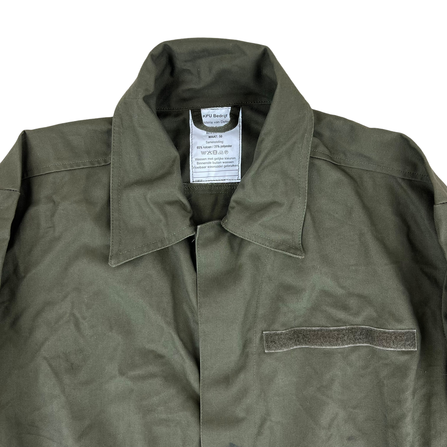 Dutch Army Coveralls Olive Green Poly-Cotton - Medium