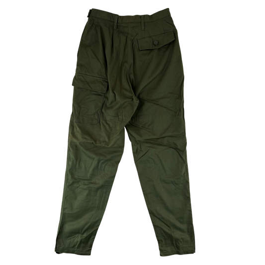 Czechoslovak Army M85 Women's Olive Green Trousers - W28 L30.5