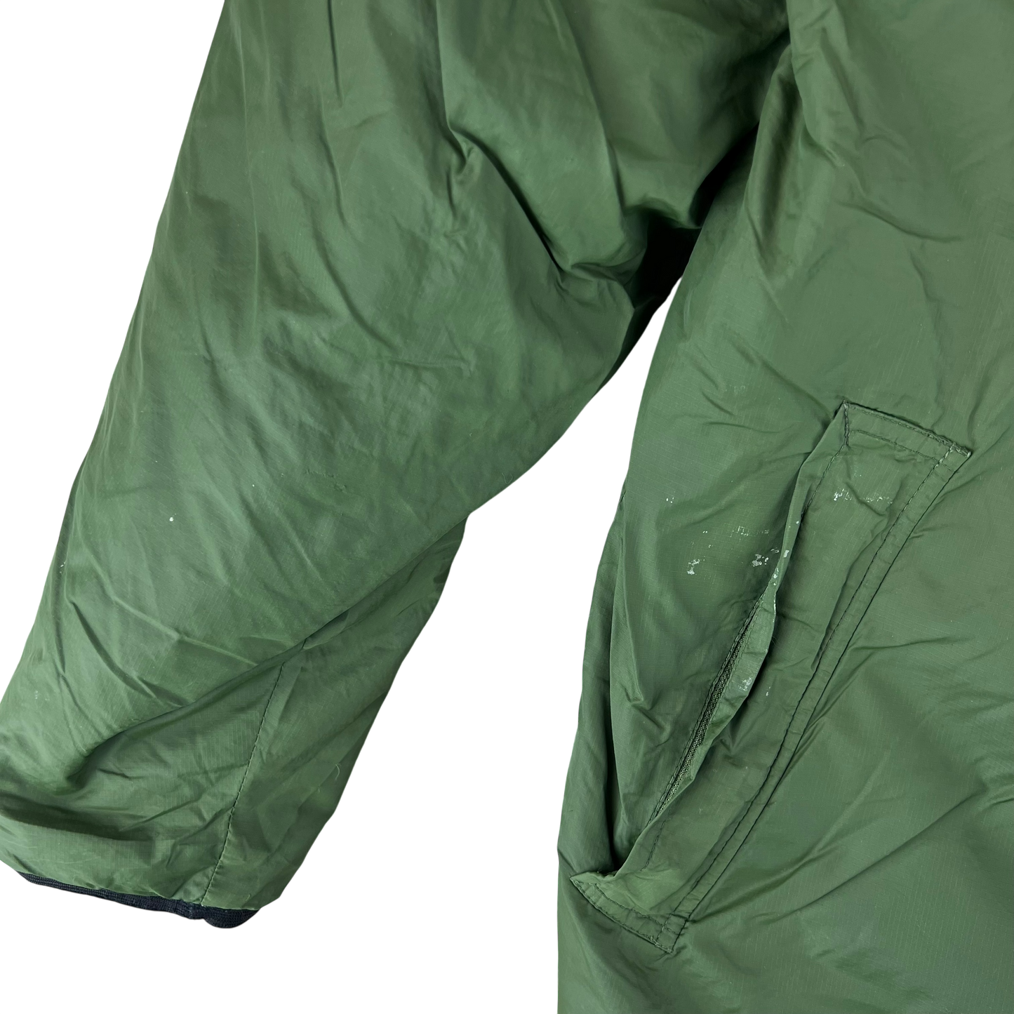 British Army Reversible Thermal Olive Green / Tan Quilted Jacket - Medium