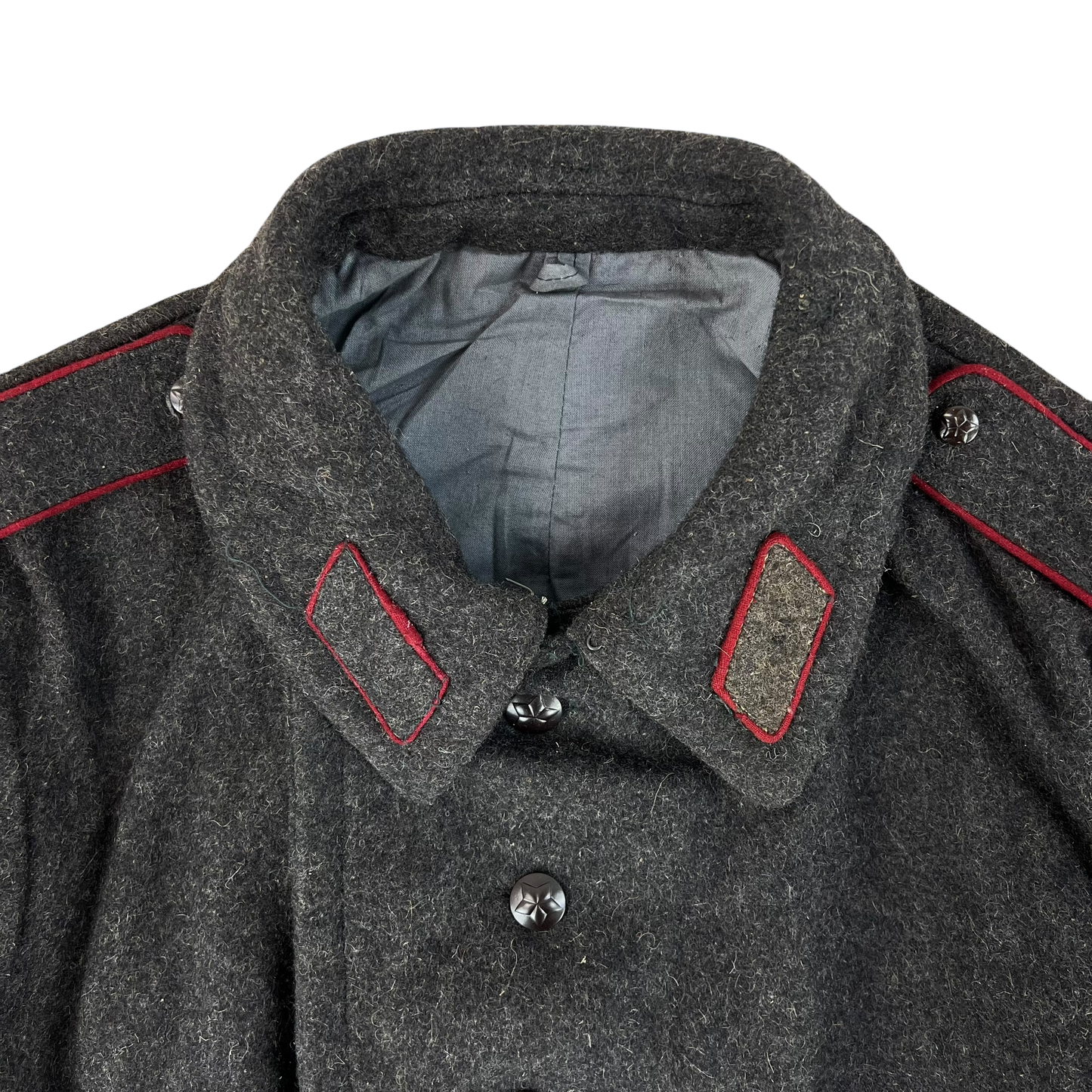 Bulgarian People's Army 80s Grey Wool Greatcoat - X Large