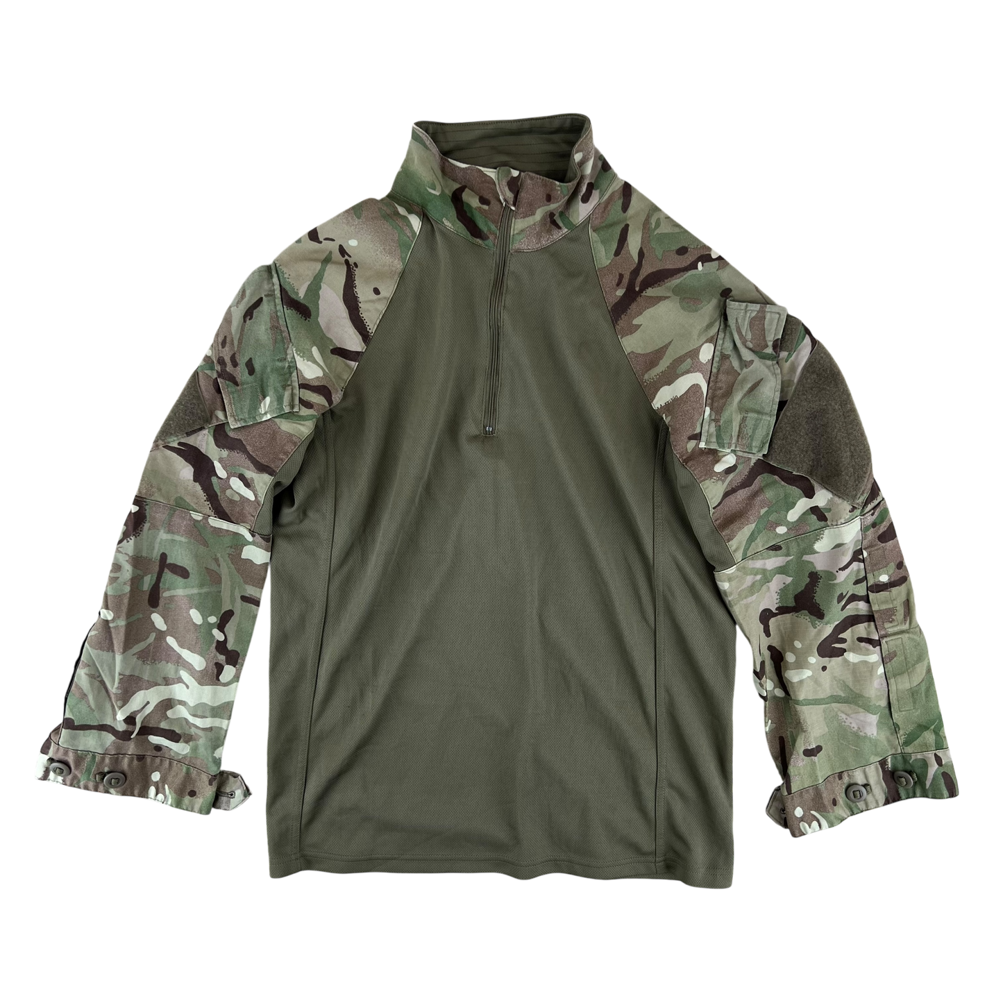 British Army MTP Camouflage Olive Green UBACS Combat Shirt - Small