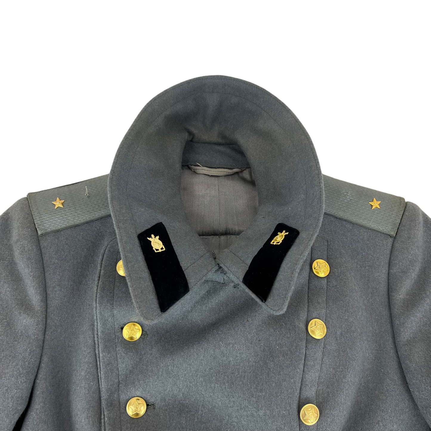 Soviet Army Officer's Greatcoat Construction Corps - Small