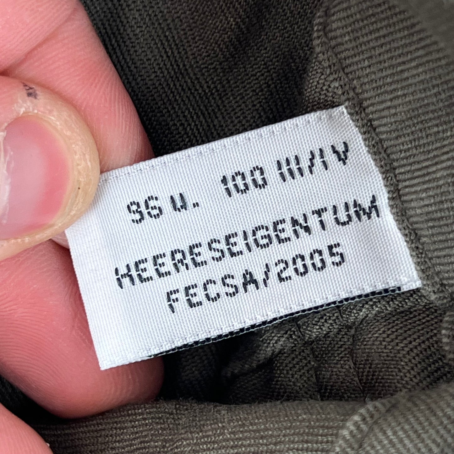 Austrian Army Olive Green Fatigue Trousers - W36 L31