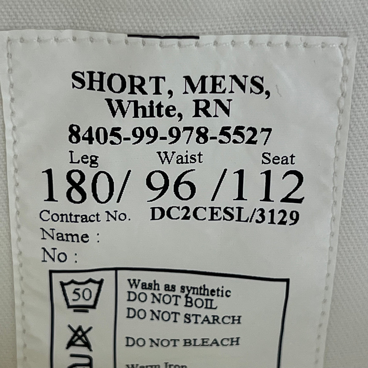 British Royal Navy White Dress Shorts - W36 180/96