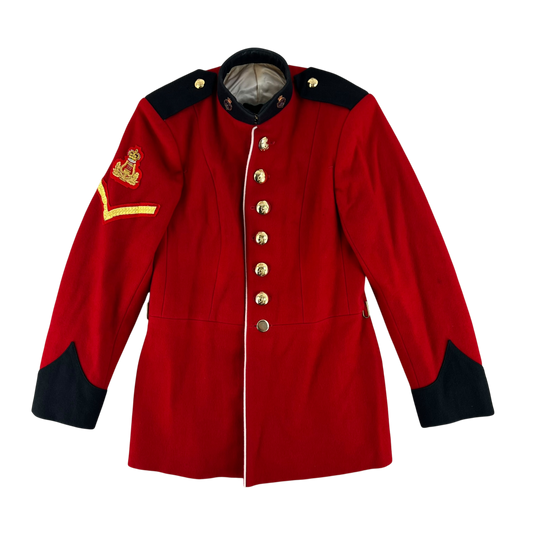 British Army Red Tunic Jacket - Queen's Division Minden Band - Small
