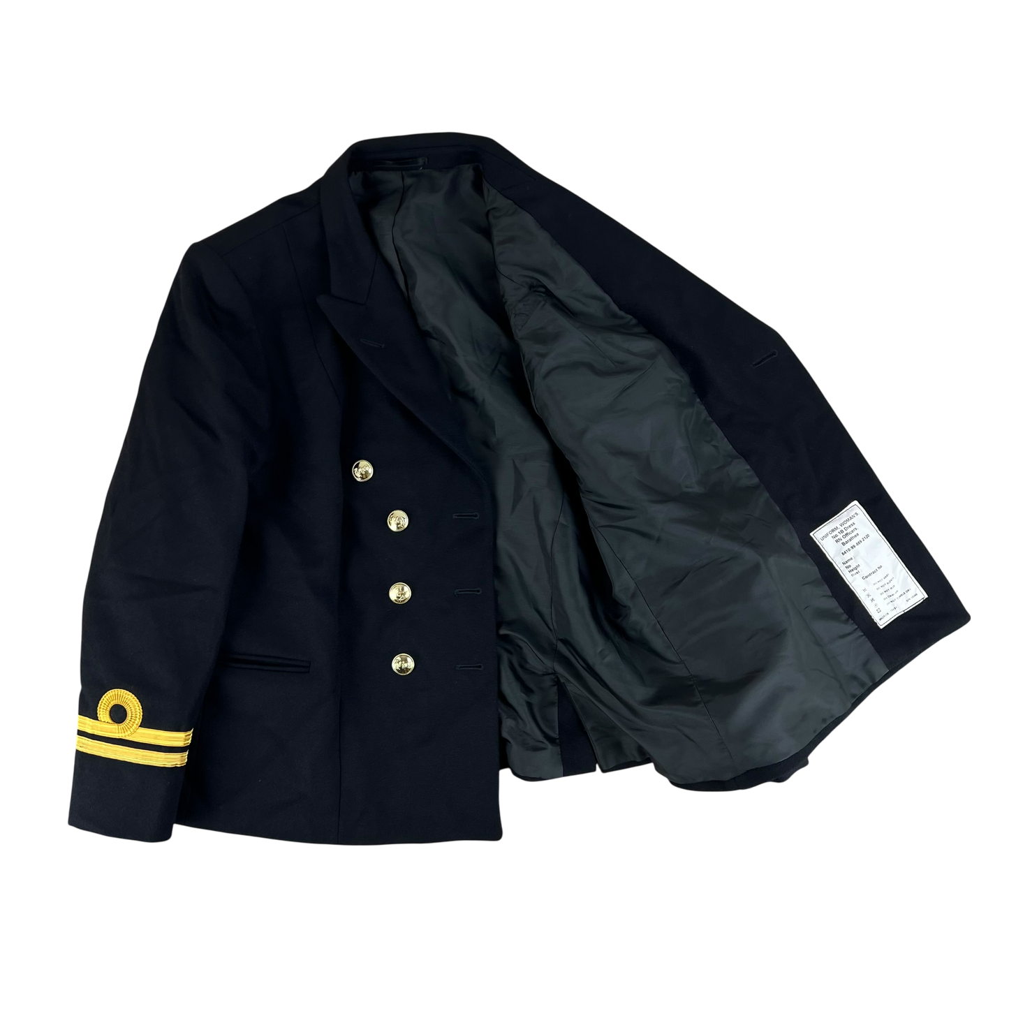 British Royal Navy Women's Officer's No 1B Class 1 Dress Jacket - Large 104SP