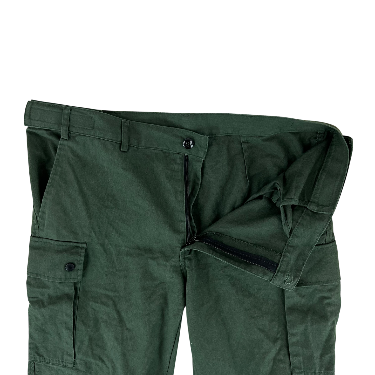 Dutch Army Forest Green Fatigues Cargo Trousers - W43 L34